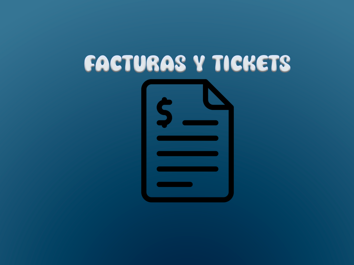 Facturas y Tickets